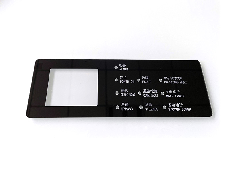 Fire fighting equipment display panel